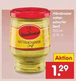 Netto Marken-Discount Händlmeier mittelscharfer Senf Angebot
