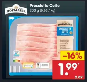 Netto Marken-Discount Prosciutto Cotto Angebot