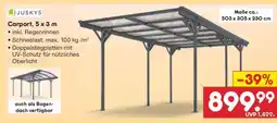 Netto Marken-Discount Carport 5 x 3 m Angebot
