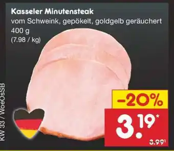 Netto Marken-Discount Kasseler-Minutensteak Angebot
