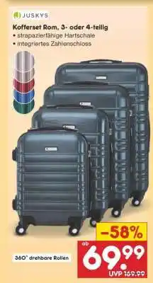 Netto Marken-Discount Kofferset Rom, 3- oder 4-teilig Angebot