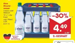 Netto Marken-Discount Alwa Mineralwasser Angebot
