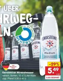 Netto Marken-Discount Gerolsteiner Mineralwasser Angebot