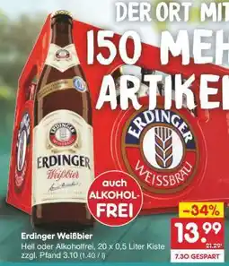 Netto Marken-Discount Erdinger Weißbier Angebot