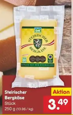 Netto Marken-Discount Steirischer Bergkäse Angebot