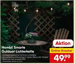 Netto Marken-Discount Hombli Smarte Outdoor Lichterkette Angebot