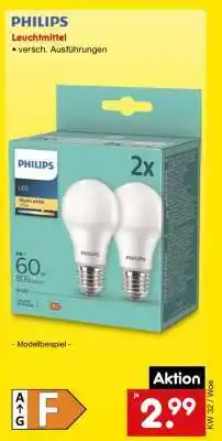 Netto Marken-Discount PHILIPS Leuchtmittel Angebot