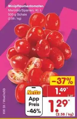 Netto Marken-Discount Minipflaumentomaten Angebot