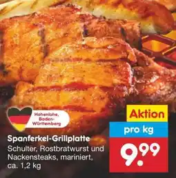 Netto Marken-Discount Spanferkel-Grillplatte Angebot