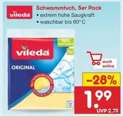 Netto Marken-Discount Schwammtuch, 5er Pack Angebot