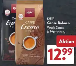 Aldi Süd KÄFER Ganze Bohnen Angebot