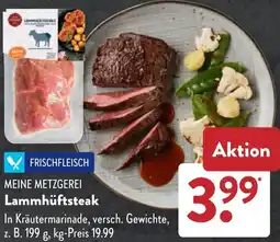 Aldi Süd MEINE METZGEREI Lammhüftsteak Angebot