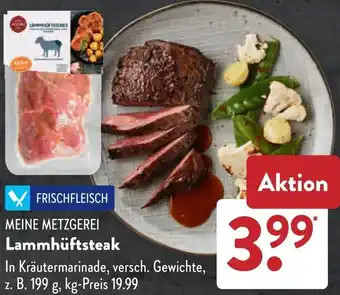 Aldi Süd MEINE METZGEREI Lammhüftsteak Angebot