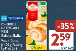 Aldi Süd CONDITOREI COPPENRATH & WIESE Sahne-Rolle Angebot