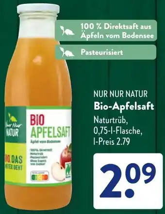 Aldi Süd NUR NUR NATUR Bio-Apfelsaft Angebot