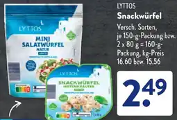 Aldi Süd LYTTOS Snackwürfel Angebot