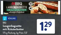 Aldi Süd BBQ Laugenbaguette mit Kräuterbutter Angebot