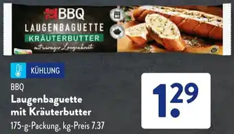 Aldi Süd BBQ Laugenbaguette mit Kräuterbutter Angebot
