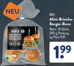Aldi Süd BBQ Mini-Brioche Burger-Buns Angebot
