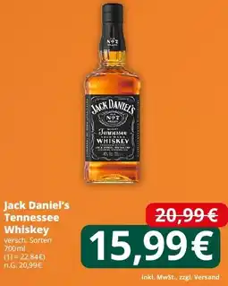 Famila Nord West Jack Daniel's Tennessee Whiskey Angebot