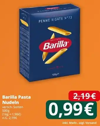 Famila Nord West Barilla Pasta Nudeln Angebot