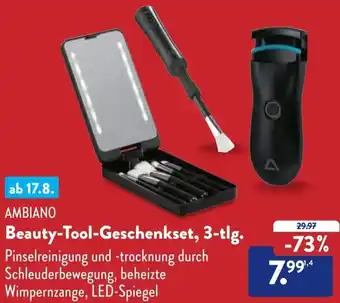 Aldi Süd AMBIANO Beauty-Tool-Geschenkset, 3-tlg. Angebot