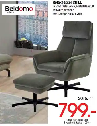 Zurbrüggen Beldomo Relaxsessel CHILL Angebot