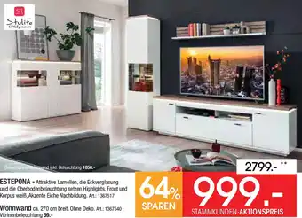 Zurbrüggen Stylife Wohnwand Angebot