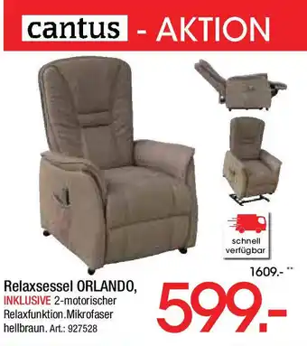 Zurbrüggen cantus - Relaxsessel ORLANDO Angebot