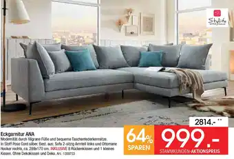 Zurbrüggen STYLE YOUR LIFE Eckgarnitur ANA Angebot