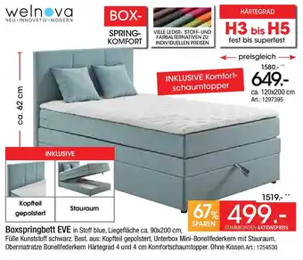 Zurbrüggen welnova Boxspringbett EVE Angebot