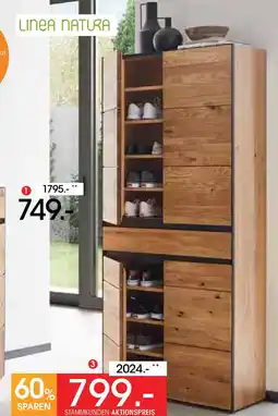 Zurbrüggen LINEA NATURA XXL-Schuhschrank Angebot