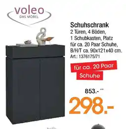Zurbrüggen voleo DAS MÖBEL Schuhschrank Angebot