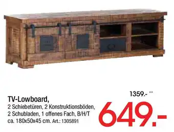Zurbrüggen TV-Lowboard Angebot