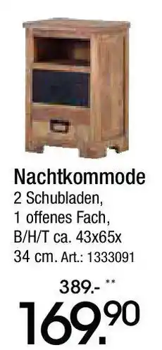 Zurbrüggen Nachtkommode Angebot
