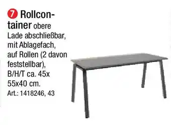 Zurbrüggen Rollcon- tainer Angebot