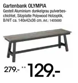 Zurbrüggen amalio Gartenbank OLYMPIA Angebot