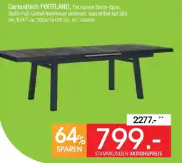 Zurbrüggen Gartentisch PORTLAND Angebot
