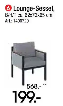 Zurbrüggen Dieter Knoll Lounge-Sessel Angebot