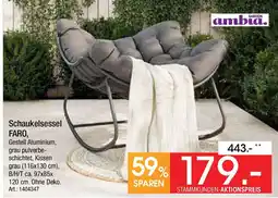 Zurbrüggen GARDEN ambia. Schaukelsessel FARO Angebot