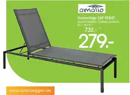 Zurbrüggen amalio Sonnenliege CAP BENAT Angebot