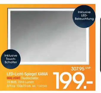 Zurbrüggen LED-Licht-Spiegel XANIA Angebot