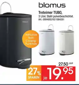 Zurbrüggen blomus Treteimer TUBO Angebot