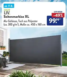 Aldi Süd OUT LIV Seitenmarkise XL Angebot