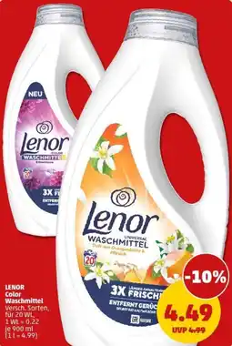 PENNY LENOR Color Waschmittel Angebot