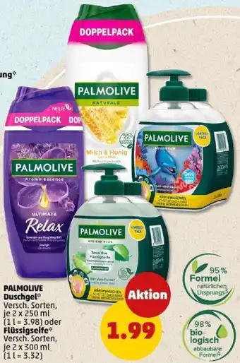 PENNY PALMOLIVE Duschgel oder Flüssigseife Angebot