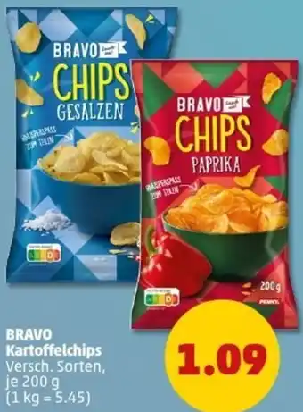 PENNY BRAVO Kartoffelchips Angebot