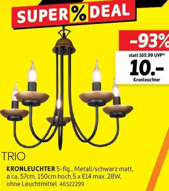 SCONTO TRIO Kronleuchter Angebot