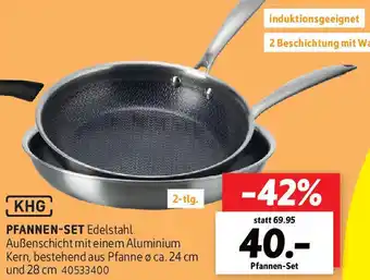 SCONTO KHG Pfannen-Set Angebot