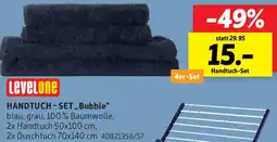 SCONTO Levelone HANDTUCH-SET ,,Bubble" Angebot